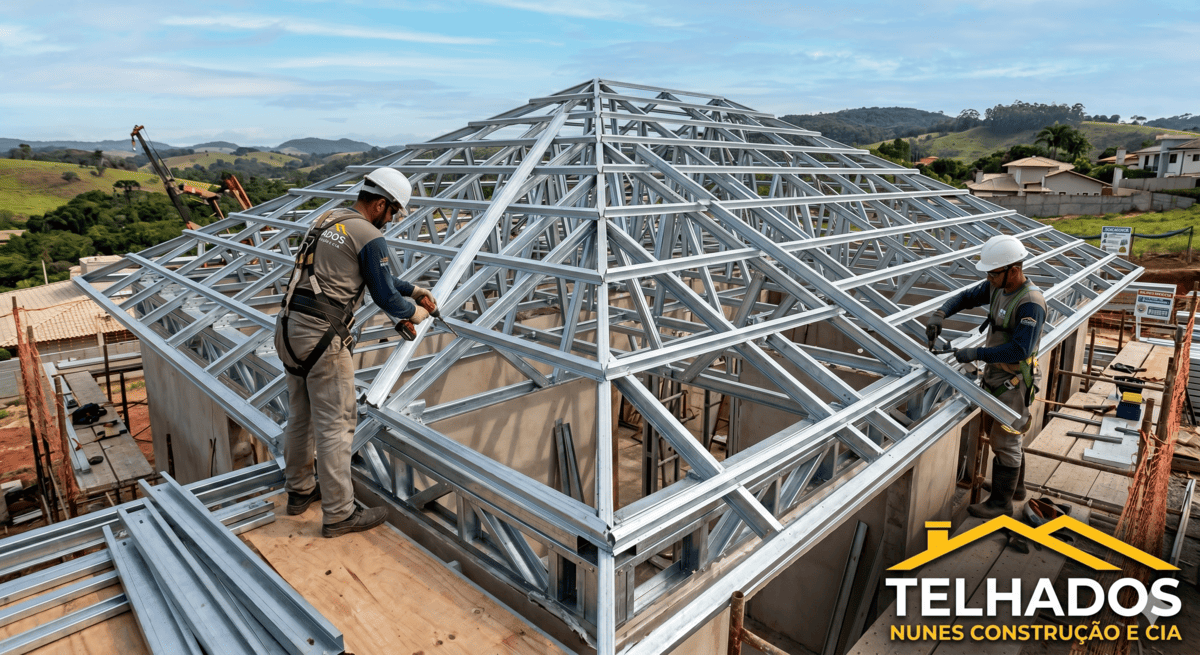 Estruturas em Steel Frame para Telhados com a Nunes Telhados